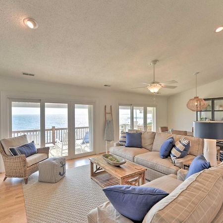 Waterfront Harkers Island Home Sunset View And Dock Exterior photo