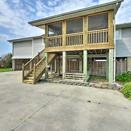 Waterfront Harkers Island Home Sunset View And Dock Exterior photo